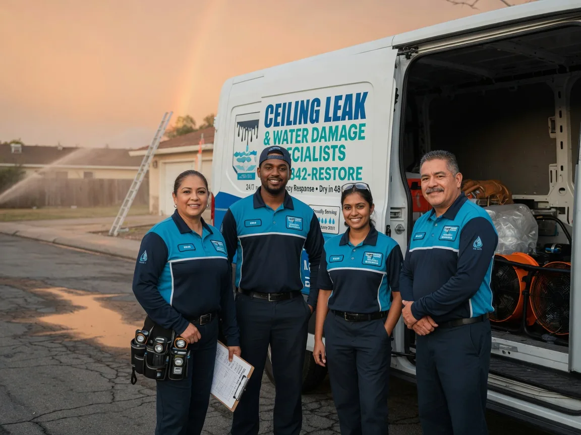 Ceiling Leak Cleanup company in Edinburg, PA